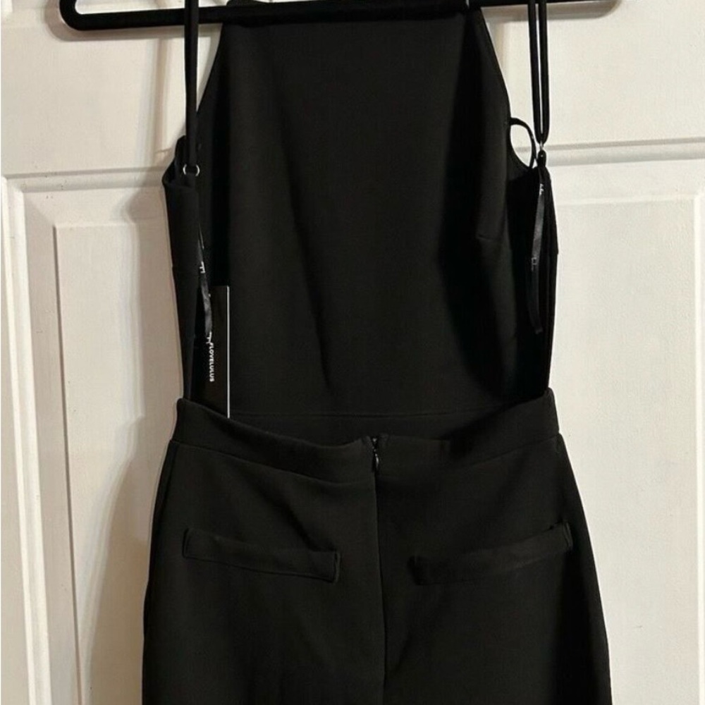 Lulu's Classic Black Jumpsuit - Picture 11 of 14